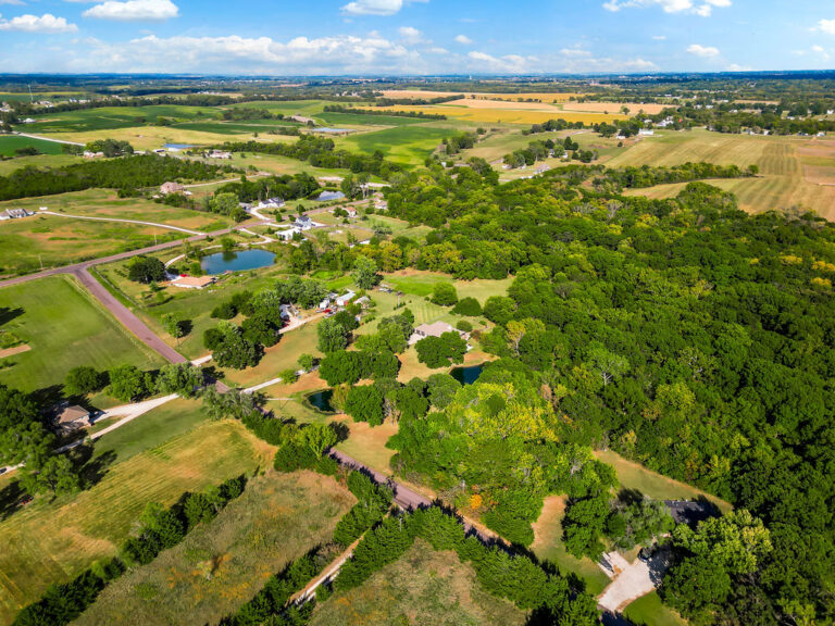 AERIAL VIEW OF A BASEHOR-LINWOOD SCHOOL DISTRICT PROPERTY